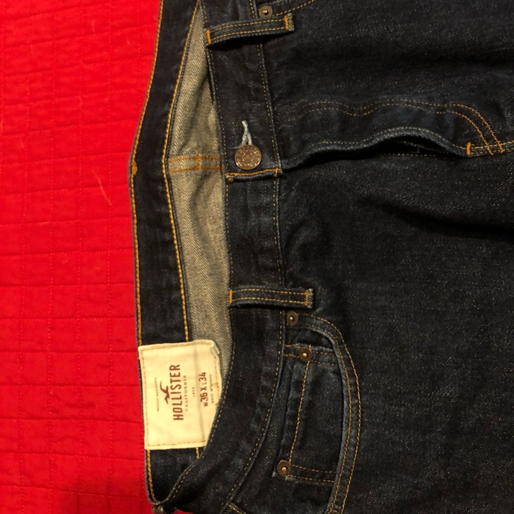 Hollister dark blue authentic jeans
